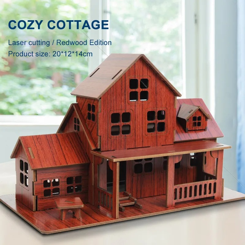 Woodworking Hobby - 3D Wooden Puzzle Model GamesCozy Cottage