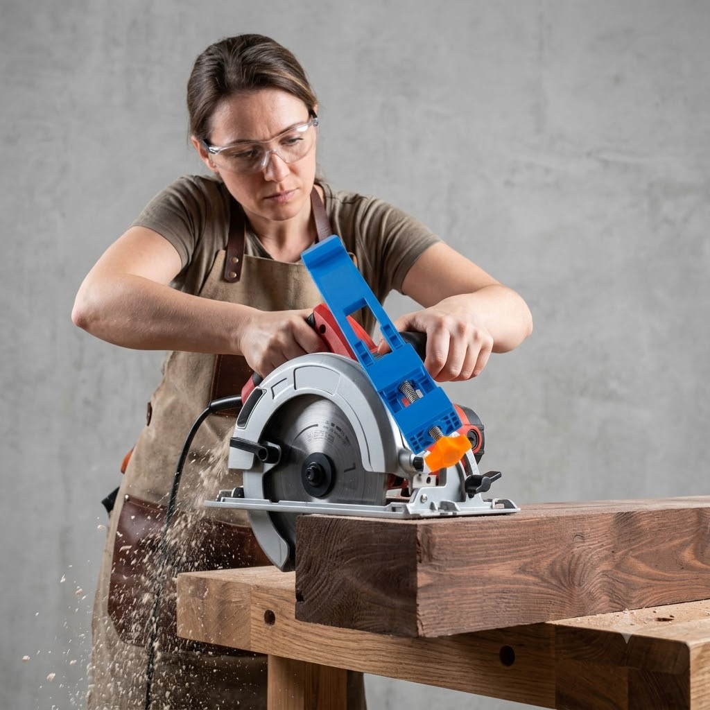 Woodworking Basic Tools - Durable ABS Electric Circular Saw, Heavy