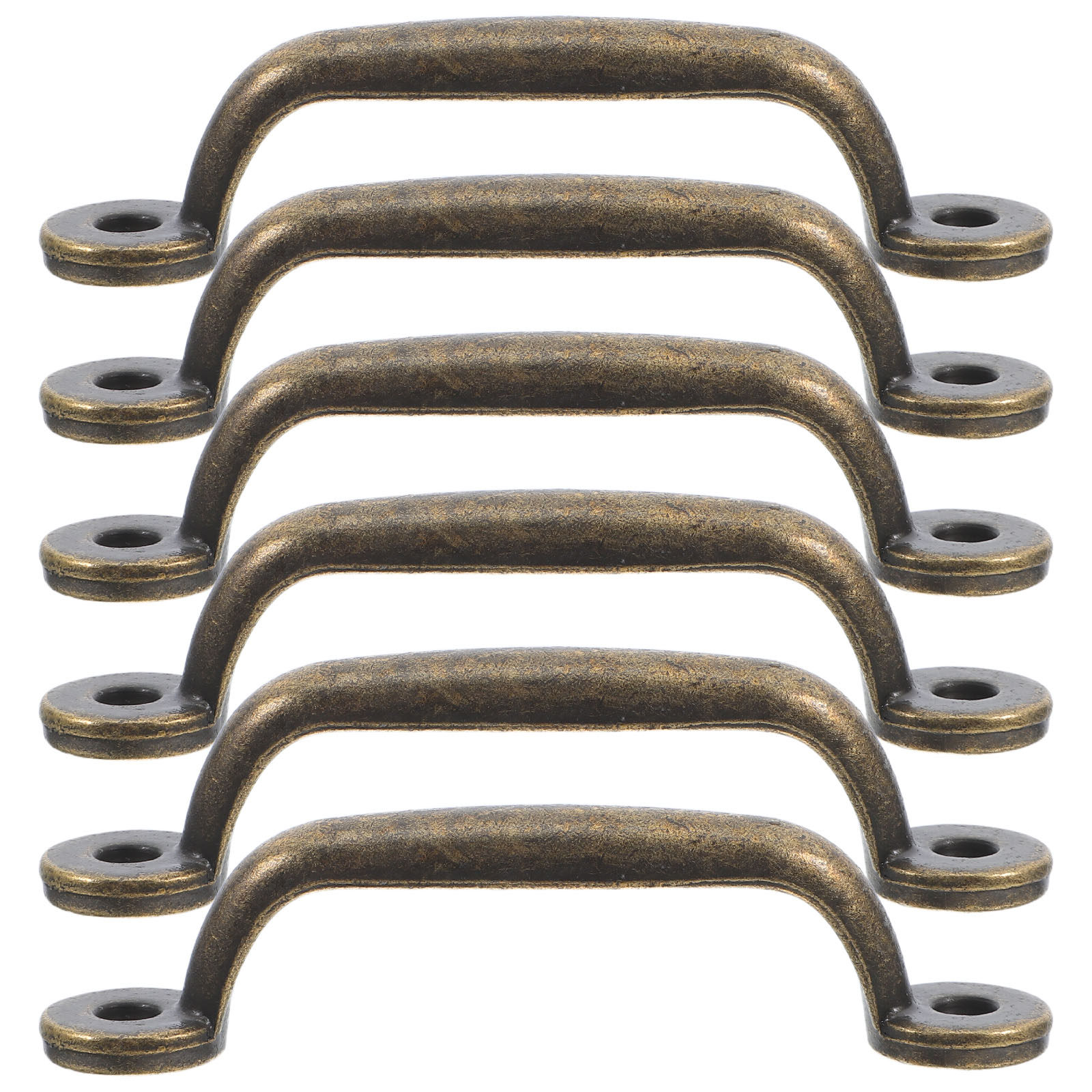 Woodworking Inspiration - 6Pcs Bronze Metal Drawer Handles Minimalist